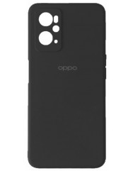 Чехол Silicone Case Oppo A76 (черный)