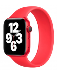 Ремешок силиконовый для Apple Watch 42/44mm (красный)