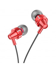 Вакуумні навушники-гарнітура Hoco M90 (Red)