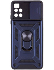 Чохол Camshield Serge Ring + підставка Poco M4 Pro 5G (синій)