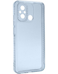 Чехол TPU Starfall Clear для Xiaomi Redmi 12C (голубой)