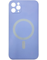 Чехол Silicone Case + MagSafe iPhone 11 Pro Max (лавандовый)