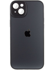 Silicone Case 9D-Glass Mate Box iPhone 14 Plus (Black)
