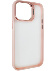Crystal Case + Lens Set iPhone 15 Pro Pink