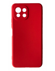 Чехол Silicone Case Xiaomi Mi 11 Lite (красный)