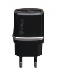 Мережевий зарядний пристрій Inkax CD-11 2.4A + кабель Lightning (чорний)