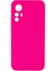 Чехол Silicone Case Xiaomi Redmi Note 12s (ярко розовый)