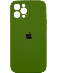 Чехол Silicone Case Separate Camera iPhone 12 Pro (хаки)