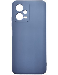 Чехол Silicone Case Poco X5 (серо-синий)
