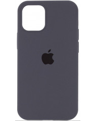 Чехол Silicone Case iPhone 11 Pro Max (темно-серый)