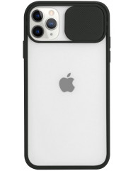 Чехол Camshield TPU матовый iPhone 11 Pro Max (черный)