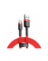 Кабель Baseus Cafule USB for Type-C 3A 2m CATKLF-C09 (Red)