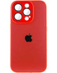 Silicone Case 9D-Glass Mate Box iPhone 13 Pro Max (Red)