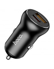 Автомобільний зарядний пристрій Hoco NZ5 QC3.0 PD30W (Black)