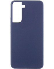 Чехол Silicone Case Samsung Galaxy S22 (темно-синий)