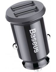 Автомобильное зарядное устройство Baseus Grain 3.1A 2xUSB Black (CCALL-ML01)