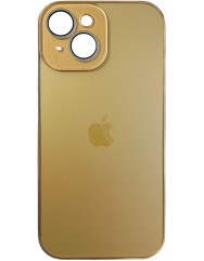 Glass Case  MagSafe  iPhone 15  (Gold)