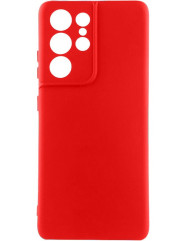 Чехол Silicone Case Samsung Galaxy S23 Ultra (красный)