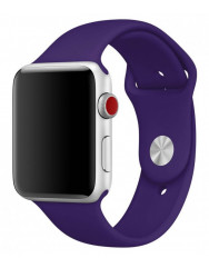 Ремешок силиконовый для Apple Watch 42/44mm (фиолетовый)