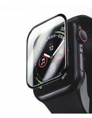 Стекло бронированное Apple Watch 7 41 mm (5D Black)