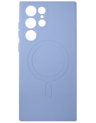 Чехол Silicone Case MagSafe Samsung S23 Ultra (Sky)