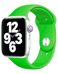 Ремінець силіконовий для Apple Watch 42/44mm (зелений)