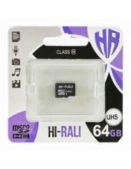 Карта пам'яті Hi-Rali microSDXC 64gb card class