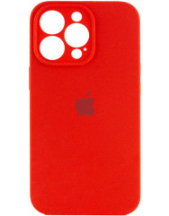 Чехол Silicone Case Full Camera iPhone 14 Pro Max (Red)