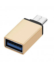 Адаптер Type-C to USB OTG 2.4A (Gold)
