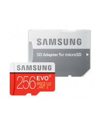 Карта памяти Samsung EVO Plus microSD 256GB (10cl) + adapter