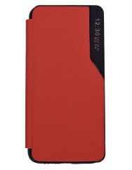 Книга Fabric Samsung Galaxy A03s (красный)