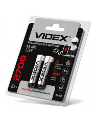Акумулятор VIDEX HR6/AA 2700 mah double blister/2pcs 20/200