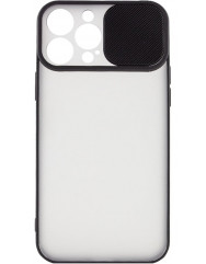 Чехол Camshield TPU матовый iPhone 12 Pro Max (черный)