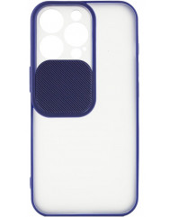 Чохол Camshield TPU матовий iPhone 13 Pro (синій)