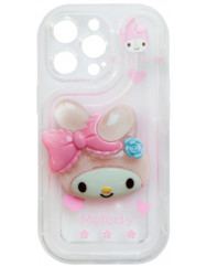 Case Cute Puppy TPU for iPhone 13 Pro (Pink)