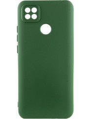 Чехол Silicone Case Xiaomi Redmi 9C (темно-зеленый)
