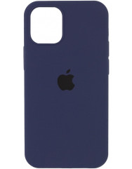 Чехол Silicone Case iPhone 11 (темно-синий)
