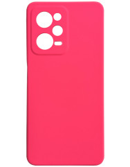 Чехол Silicone Case Xiaomi Redmi Note 12 Pro 5G (ярко розовый)