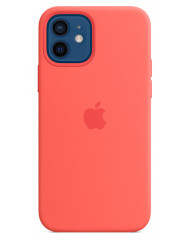 Чохол Silicone Case with MagSafe iPhone 12/12 Pro (Pink Citrus)