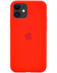 Чехол Silicone Case iPhone 12 Mini (Red)