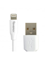 Кабель iENERGY Lightning USB 2A (білий) 1m