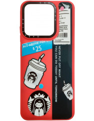 Чохол Starbucks for Xiaomi Redmi 12C (червоний)