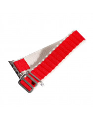 Ремешок Alpin Nylon 22mm (Crimson and White)