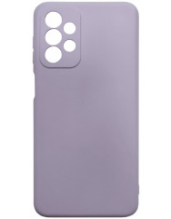 Чехол Silicone Case Samsung Galaxy A23 (серо-лавандовый)
