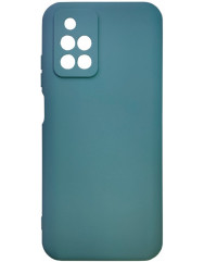 Чехол Silicone Case Xiaomi Redmi 10 (темно-зеленый)