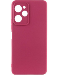 Чехол Silicone Case Poco X5 Pro (бордовый)
