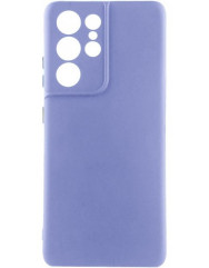 Чехол Silicone Case Samsung Galaxy S22 Ultra (лавандовый)