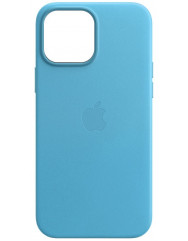 Чехол Leather Case iPhone 12 Pro Max (Blue)