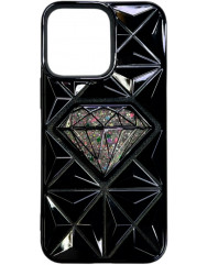 Case Diamond Liquid iPhone 13 Pro Max (Black)