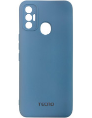 Чехол Silicone Case TECNO Spark 7 (синий)